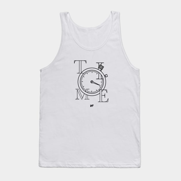 TIME (Black Logo) Tank Top by usernate